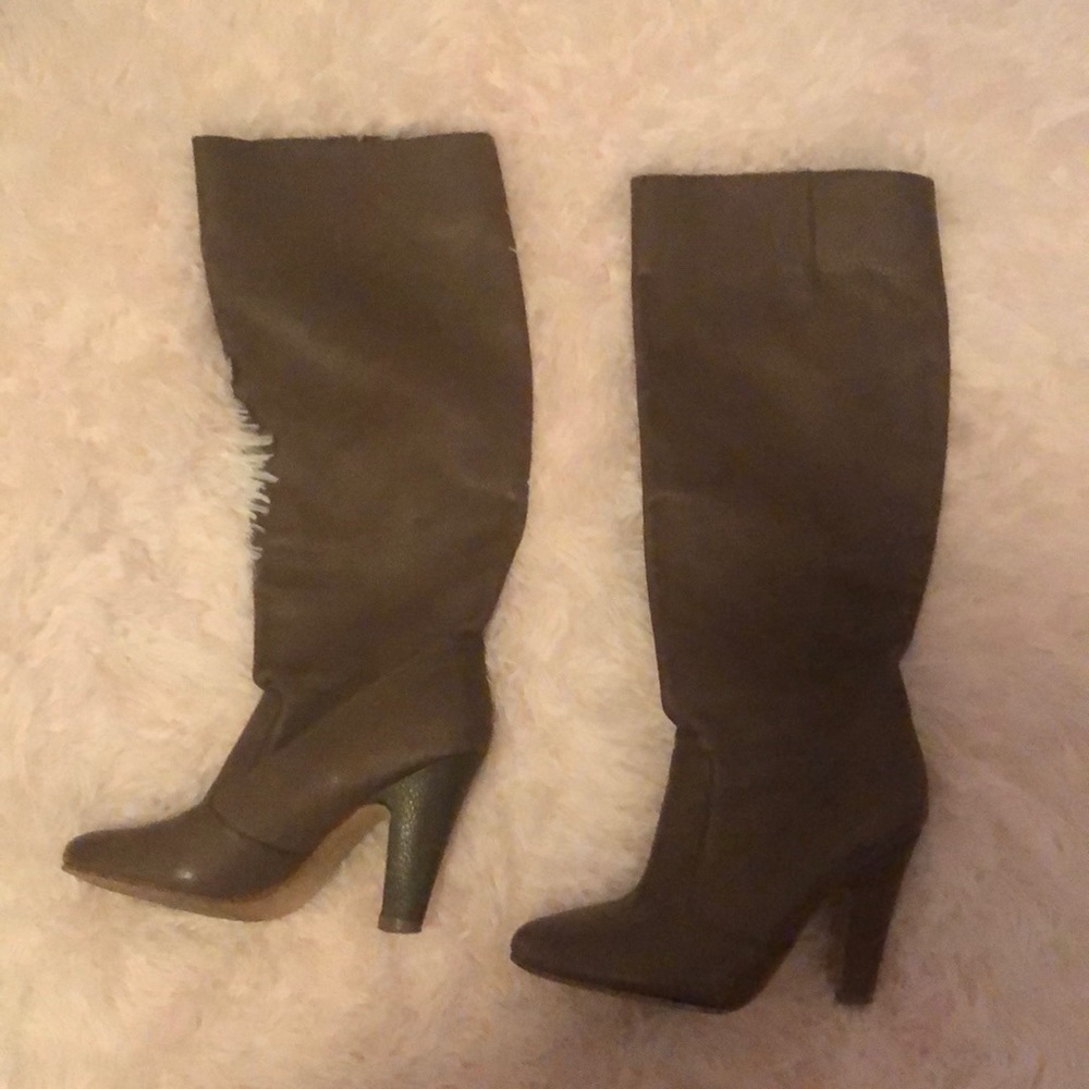 Aldo Brown heeled boots